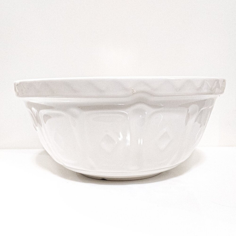 MASON CASH Cream Cane Mixing Bowl 29cm Wide Classic Kitchen Earthenware British